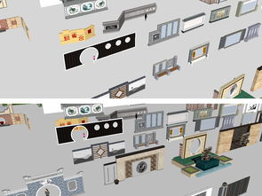 中式与欧式景墙设计SU模型合集下载指南