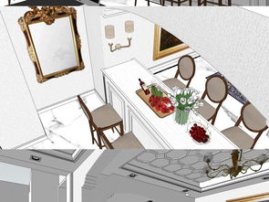 解锁高端设计灵感 精品法式家装与公共场所SU模型库免费下载指南